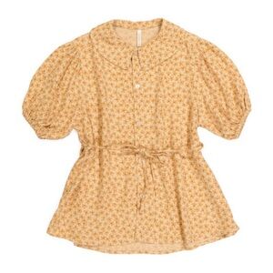 Rylee + Cru Viscose blend Floral Kids Dress with waist tie NEW